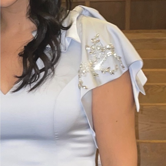 Marchesa Notte blue gown - Picture 7 of 7